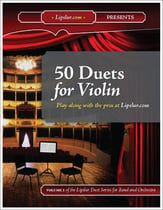 50 Duets for Violin P.O.D. cover